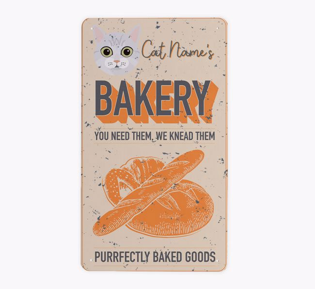 Bakery: Personalised {breedCommonName} Metal Sign